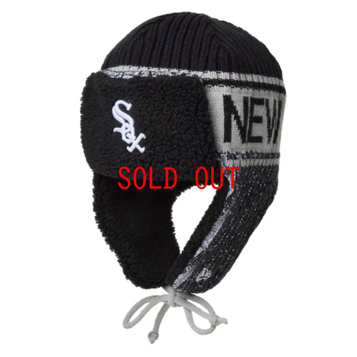 画像3: MLB Chicago White Sox Knit Trapper シカゴ ホワイトソックス ニット トラッパー キャップ 帽子 (3)