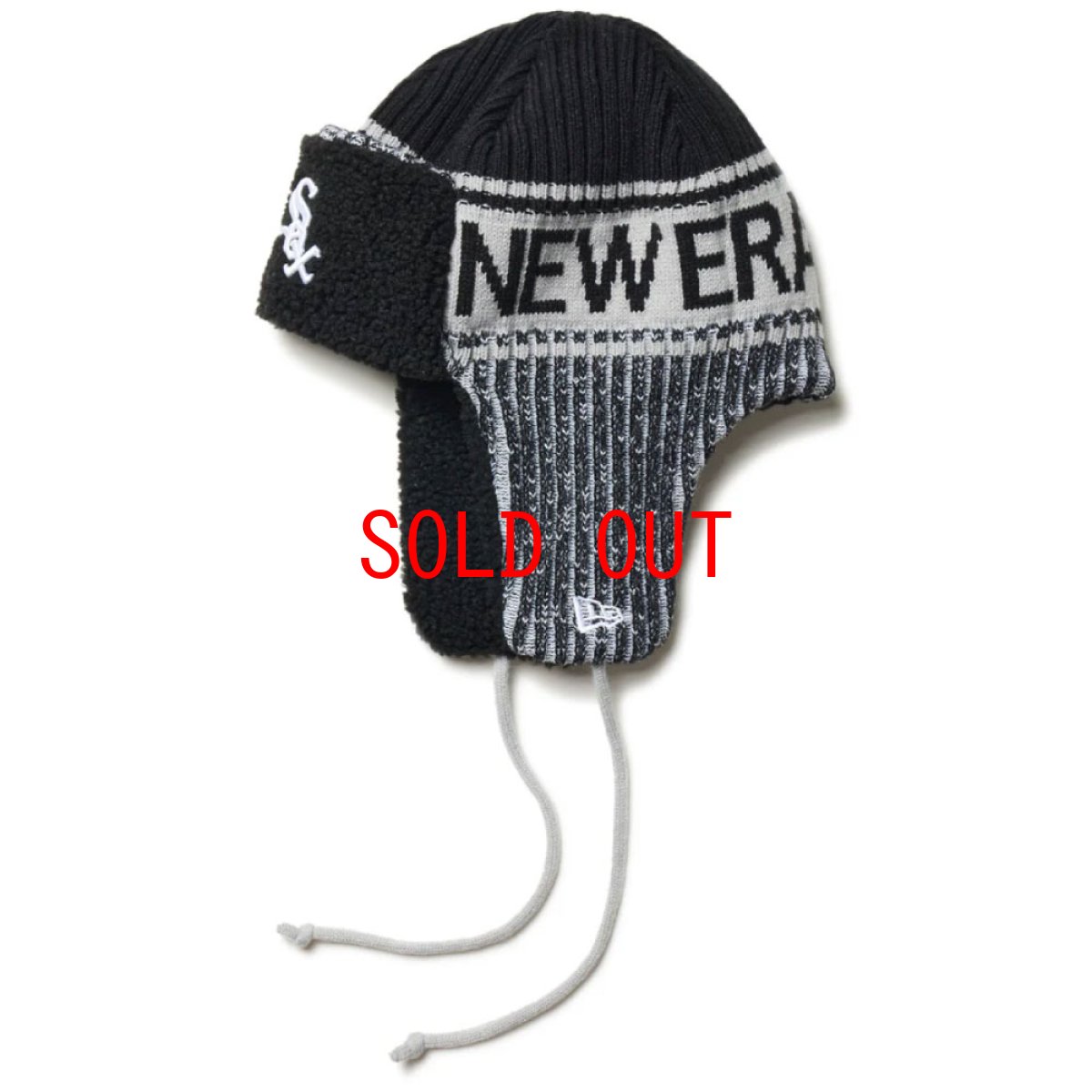 画像10: MLB Chicago White Sox Knit Trapper シカゴ ホワイトソックス ニット トラッパー キャップ 帽子 (10)
