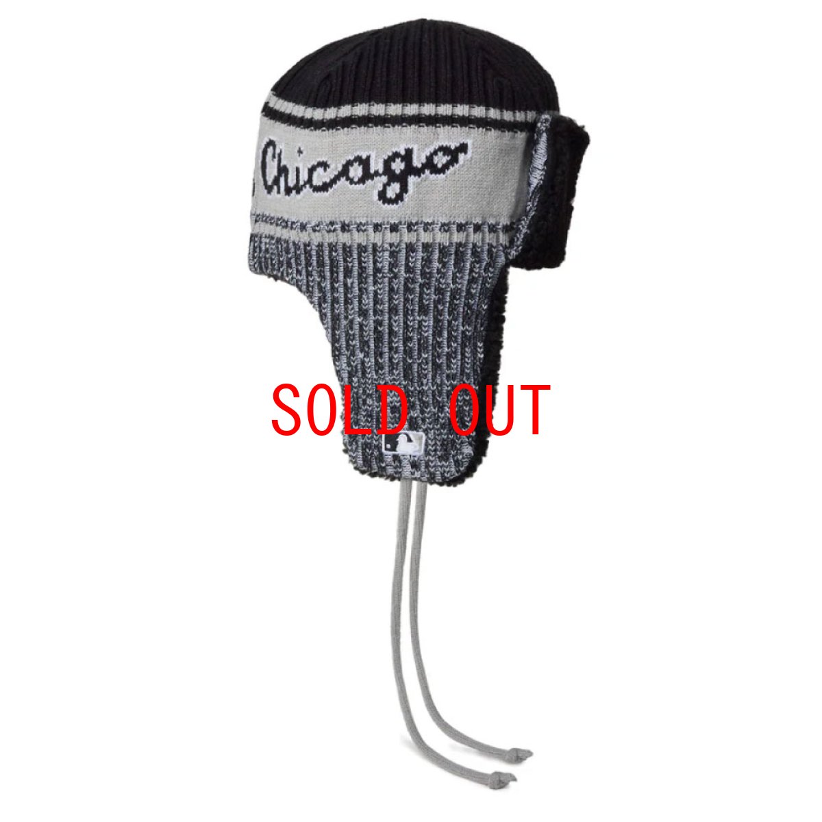 画像5: MLB Chicago White Sox Knit Trapper シカゴ ホワイトソックス ニット トラッパー キャップ 帽子 (5)