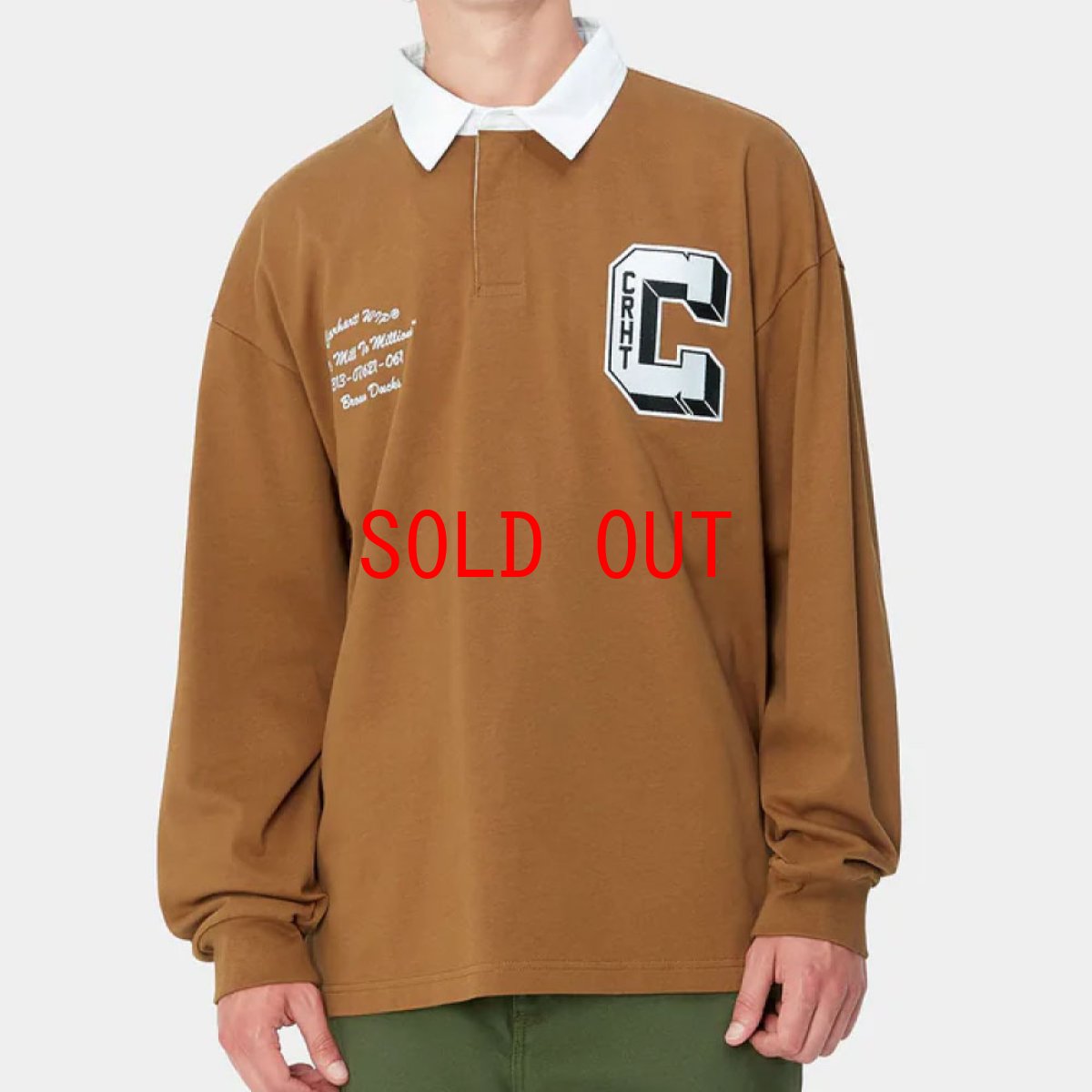 画像7: Brown Ducks L/S Rugby Shirt BRN 長袖 ラグジャー ラグビー シャツ (7)