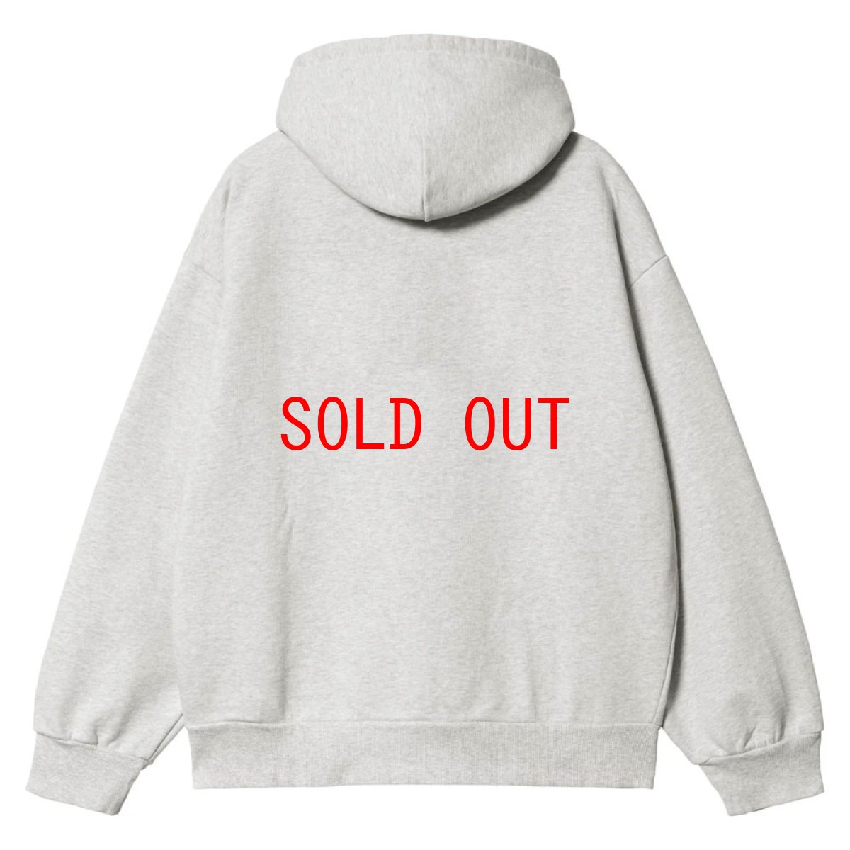 画像3: Hooded Logo Sweat Ash Heather フーデッド カーハート スウェット シャツ (3)