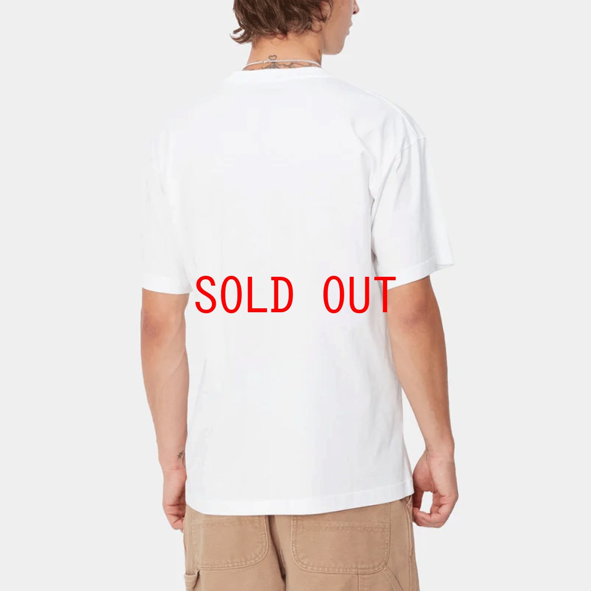 画像4: Bib Overall S/S Tee White 半袖 ビブオーバーオール フォト Tシャツ (4)