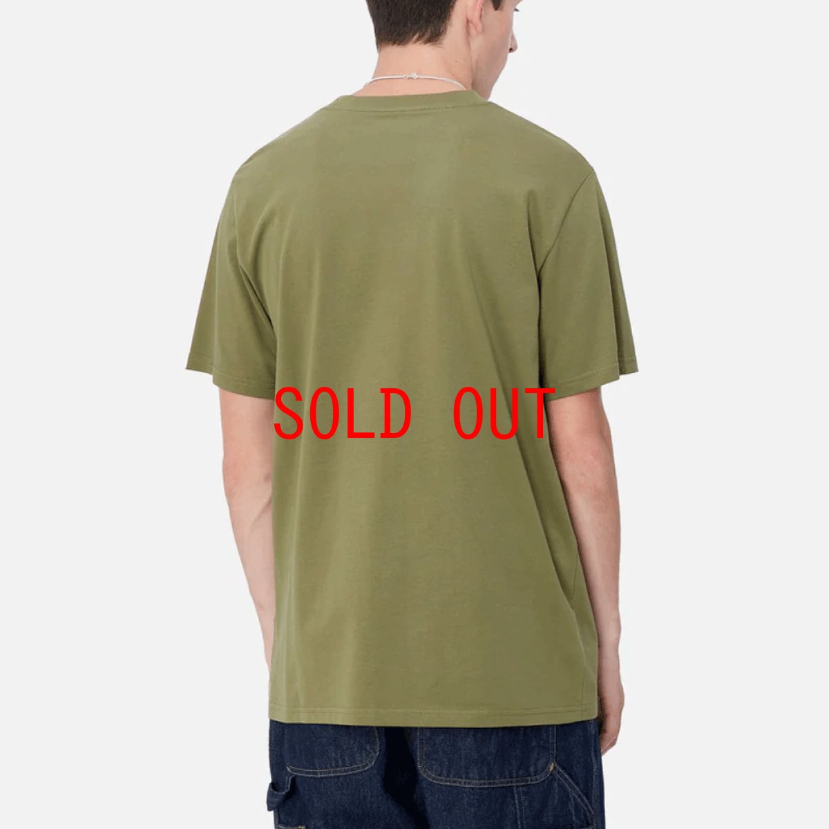 画像2: Scriptlogo S/S Tee capulet aura Green 半袖 ロゴ Tシャツ (2)