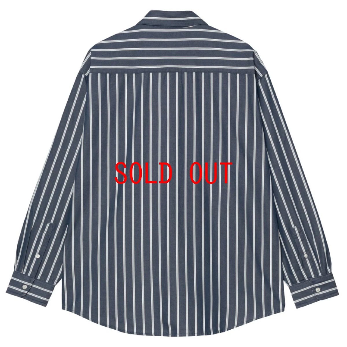 画像3: Signature Betz Stripe L/S Shirts Air Force Blue 長袖 ストライプ シャツ (3)