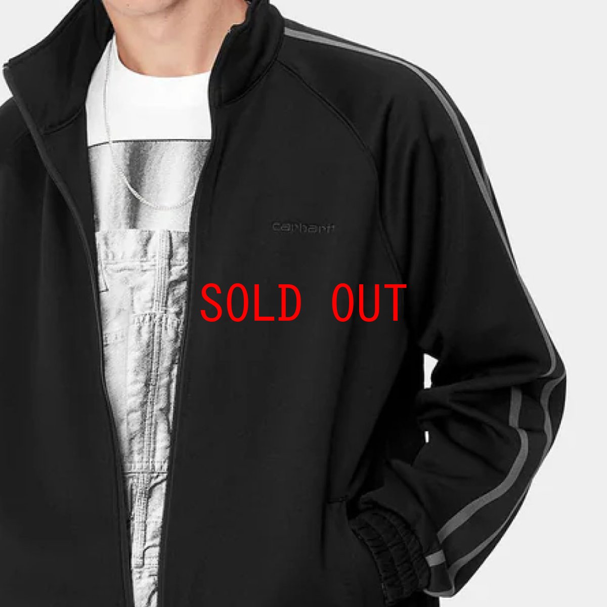 画像7: Bolan Jacket Jersey Black / Graphite ポリ コットン ジャケット ジャージー Setup  (7)