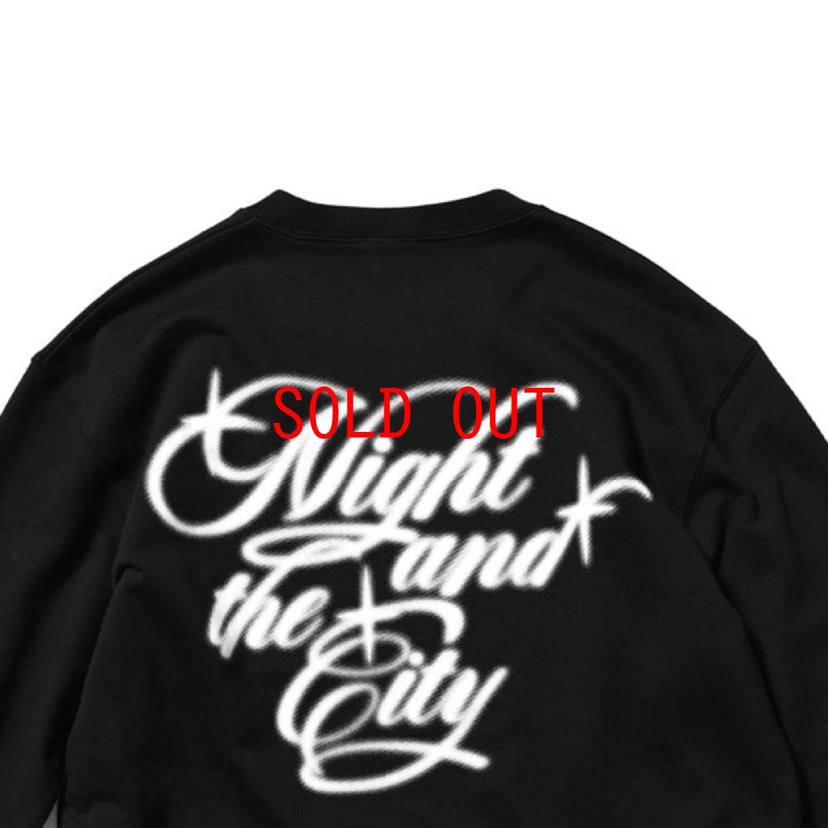 画像7: Night And The City Crewneck Sweat Shirts BLK ロゴ クルーネック スウェット (7)