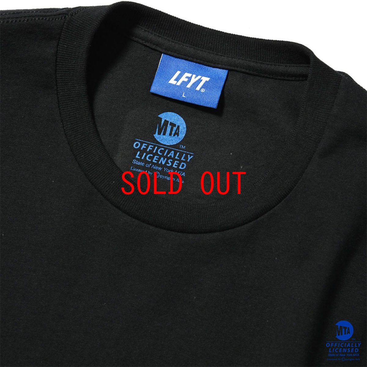 画像5: × MTA Logo S/S Tee BLK エムティーエー オフィシャル メトロ 半袖 Tシャツ (5)