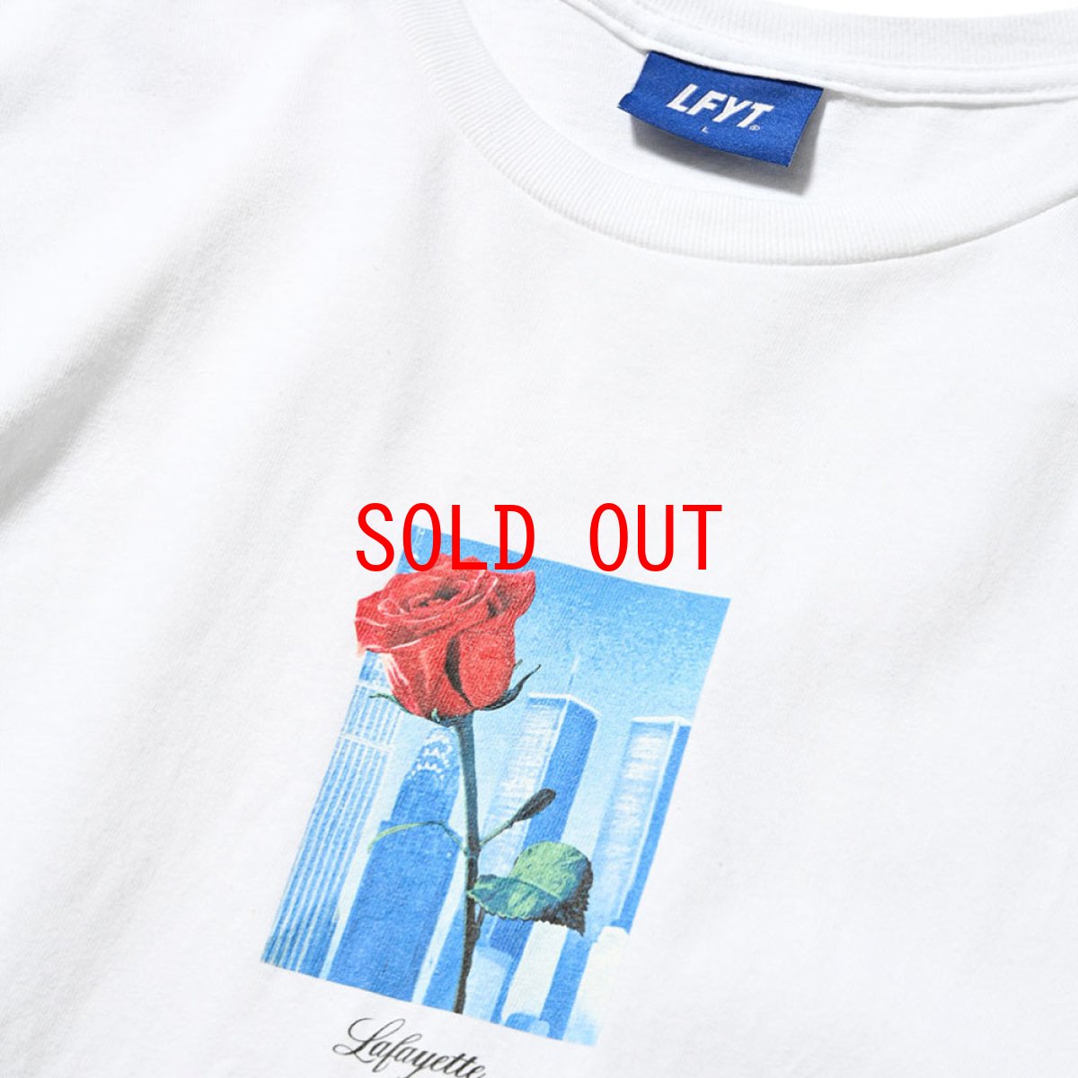 画像2: Manhattan Rose S/S Tee WHT マンハッタン ローズ 半袖 Tシャツ (2)
