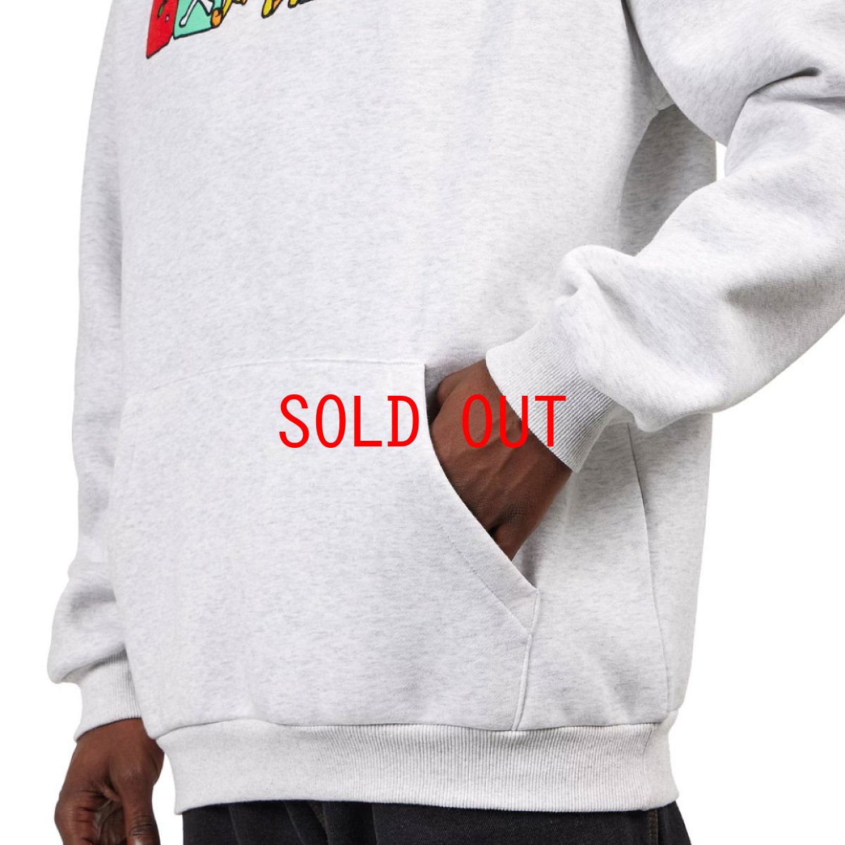 画像8: Zorched Pullover Hood Sweatshirt Ash GRY ロゴ スウェット フーディー パーカー (8)