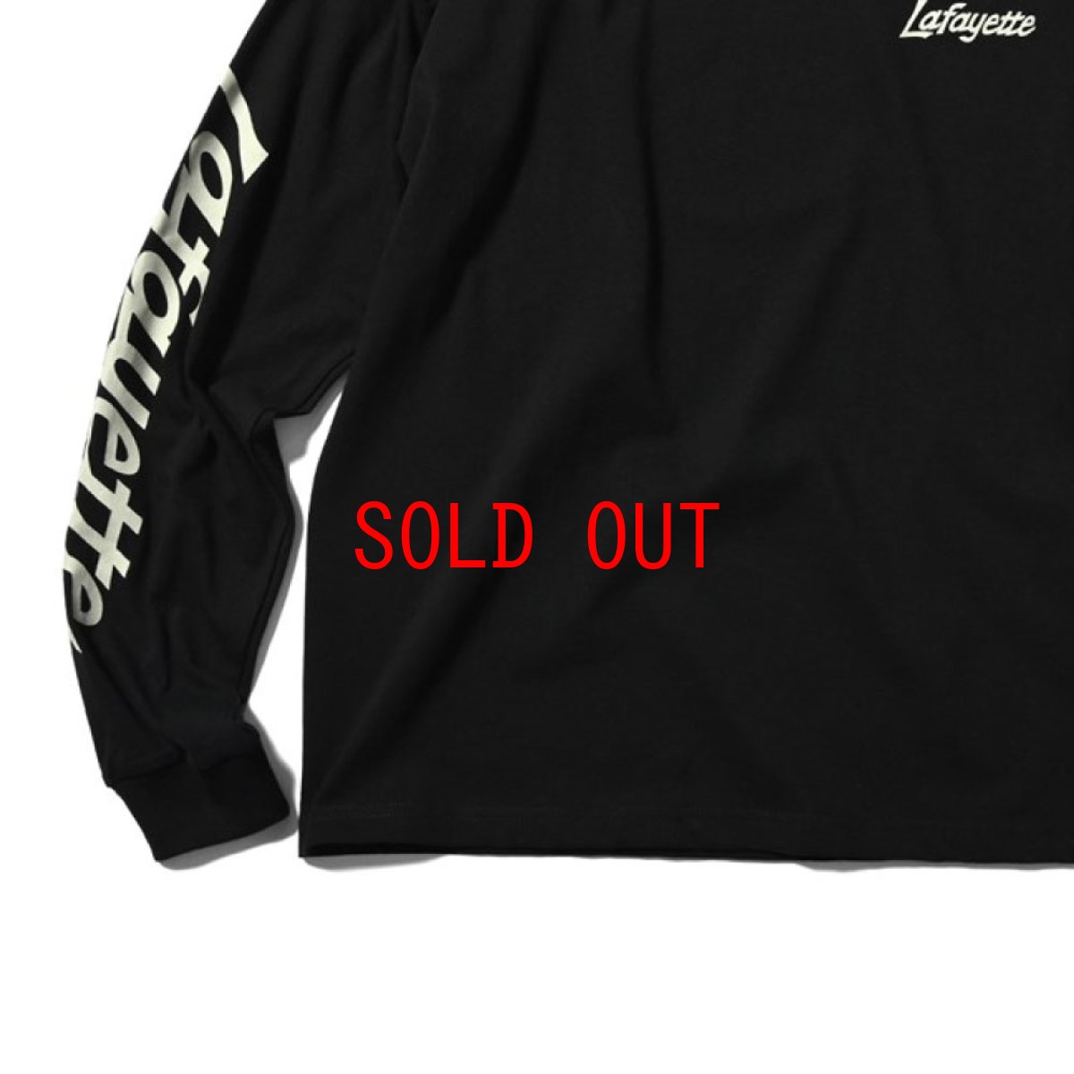 画像4: Sport Lafayette Logo L/S Tee BLK ボックスシルエット 長袖 Tシャツ (4)
