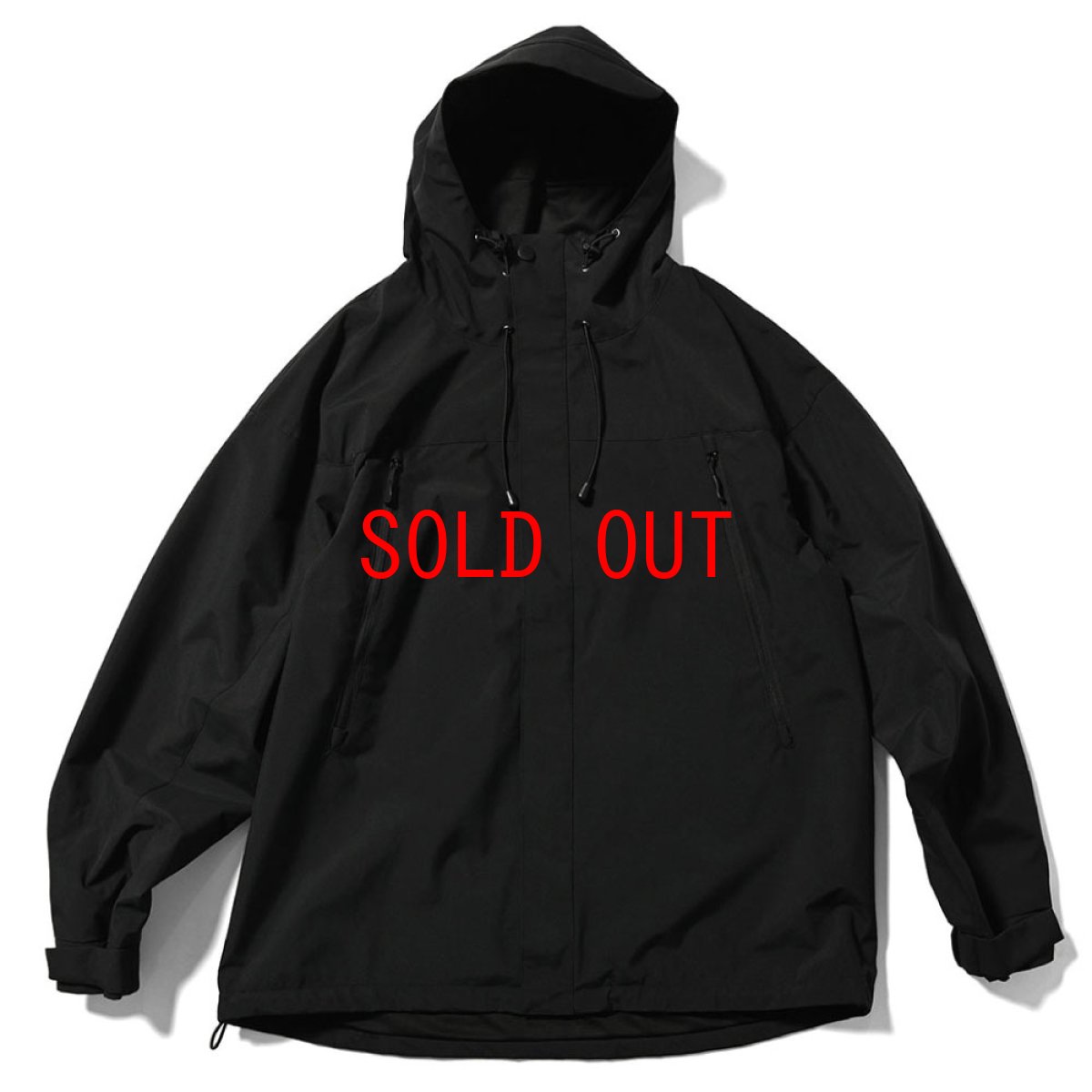 画像2: 2 Layer Polyerter Jacket BLK マウンテン パーカー ナイロン ジャケット (2)