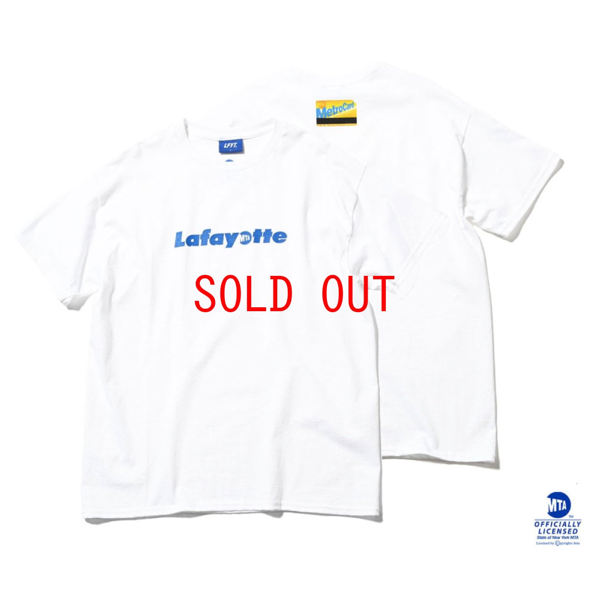 画像7: × MTA Logo S/S Tee WHT エムティーエー オフィシャル メトロ 半袖 Tシャツ (7)
