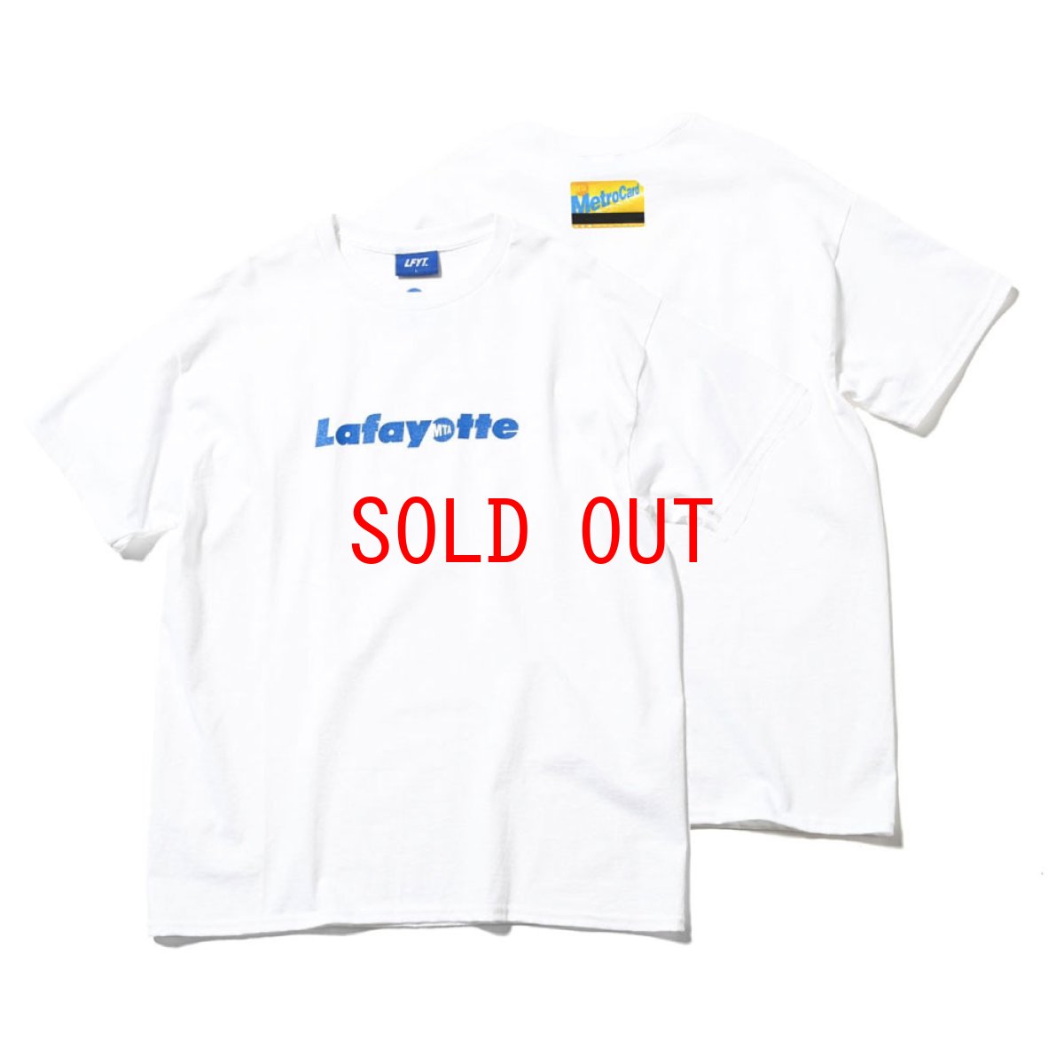 画像1: × MTA Logo S/S Tee WHT エムティーエー オフィシャル メトロ 半袖 Tシャツ (1)