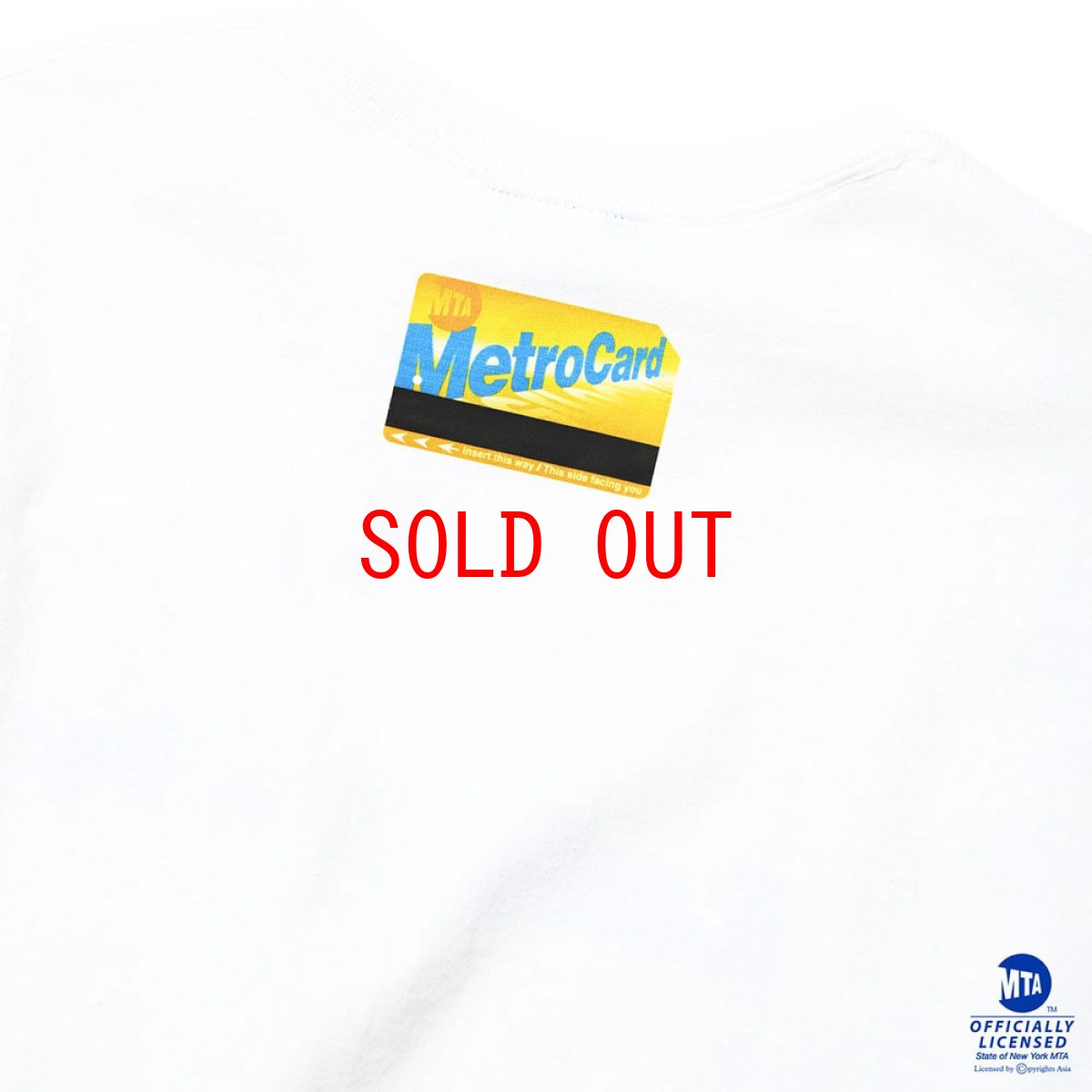 画像6: × MTA Logo S/S Tee WHT エムティーエー オフィシャル メトロ 半袖 Tシャツ (6)