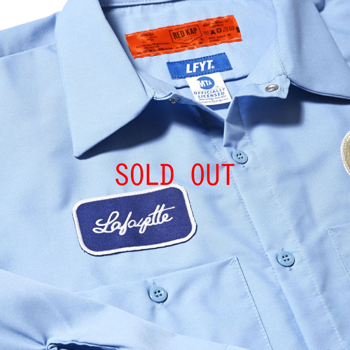 画像5: × MTA L/S Work Shirts オフィシャル メトロ 長袖 ワーク シャツ (5)