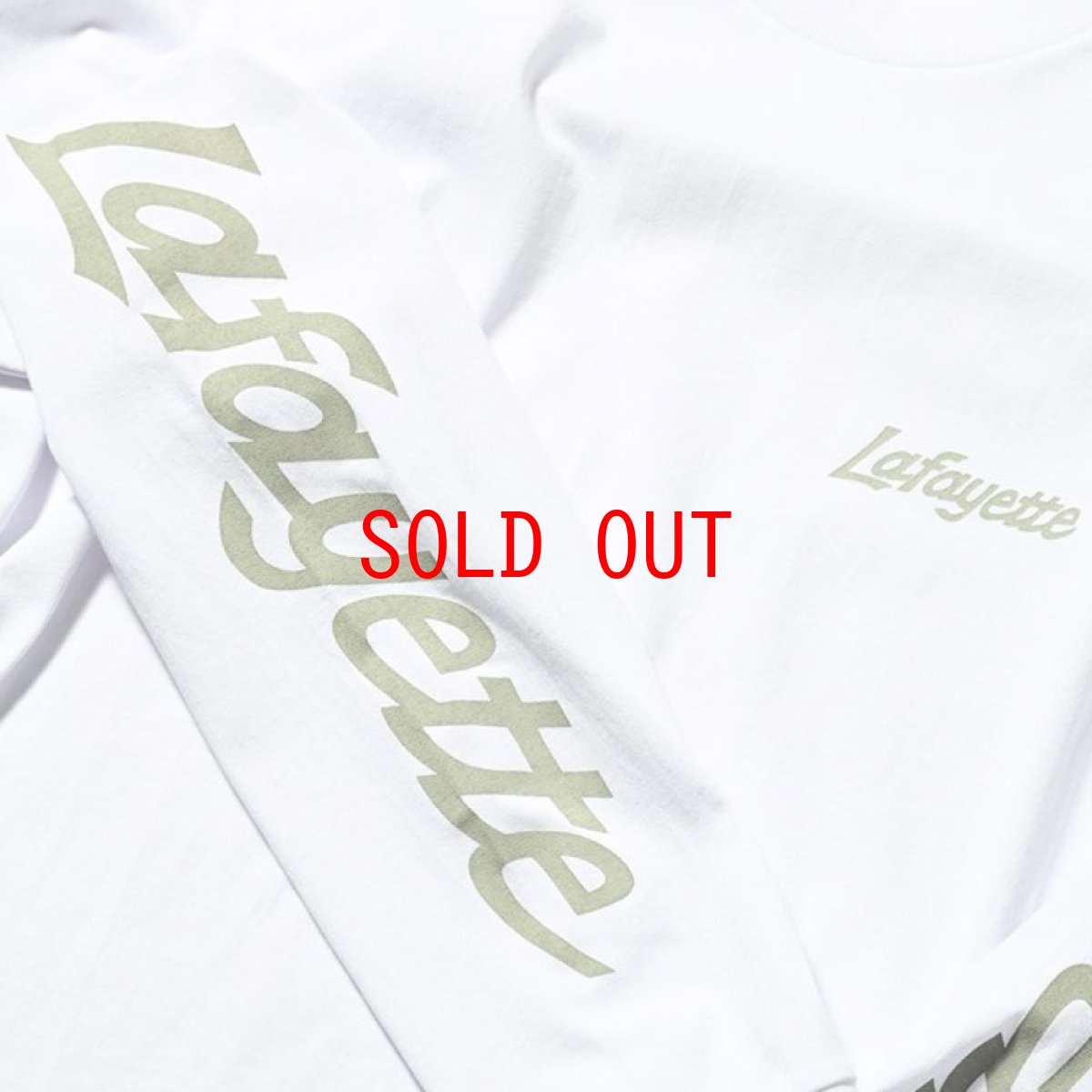 画像7: Sport Lafayette Logo L/S Tee WHT ボックスシルエット 長袖 Tシャツ (7)