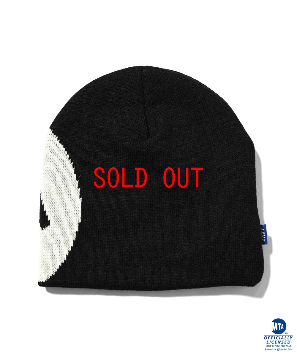 画像5: × MTA Logo Single Beanie Knit Cap メトロ エムティーエー ビーニー ロゴ ニット キャップ 帽子 (5)