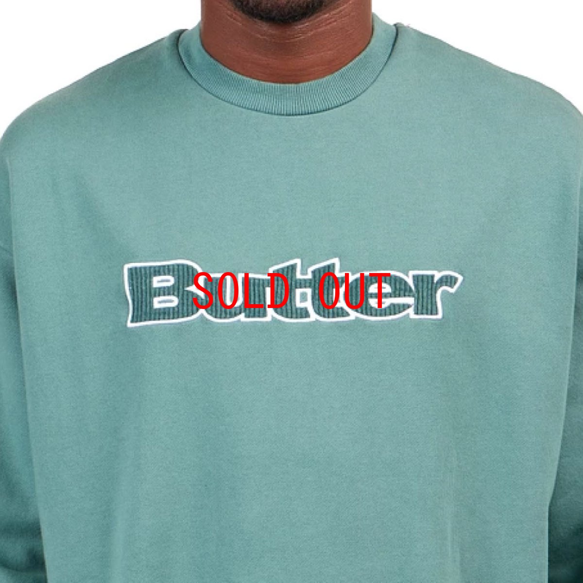 画像7: Cord Logo Crewneck Sweatshirt Rhubard GRN コーデュロイ ロゴ クルーネック スウェット シャツ (7)