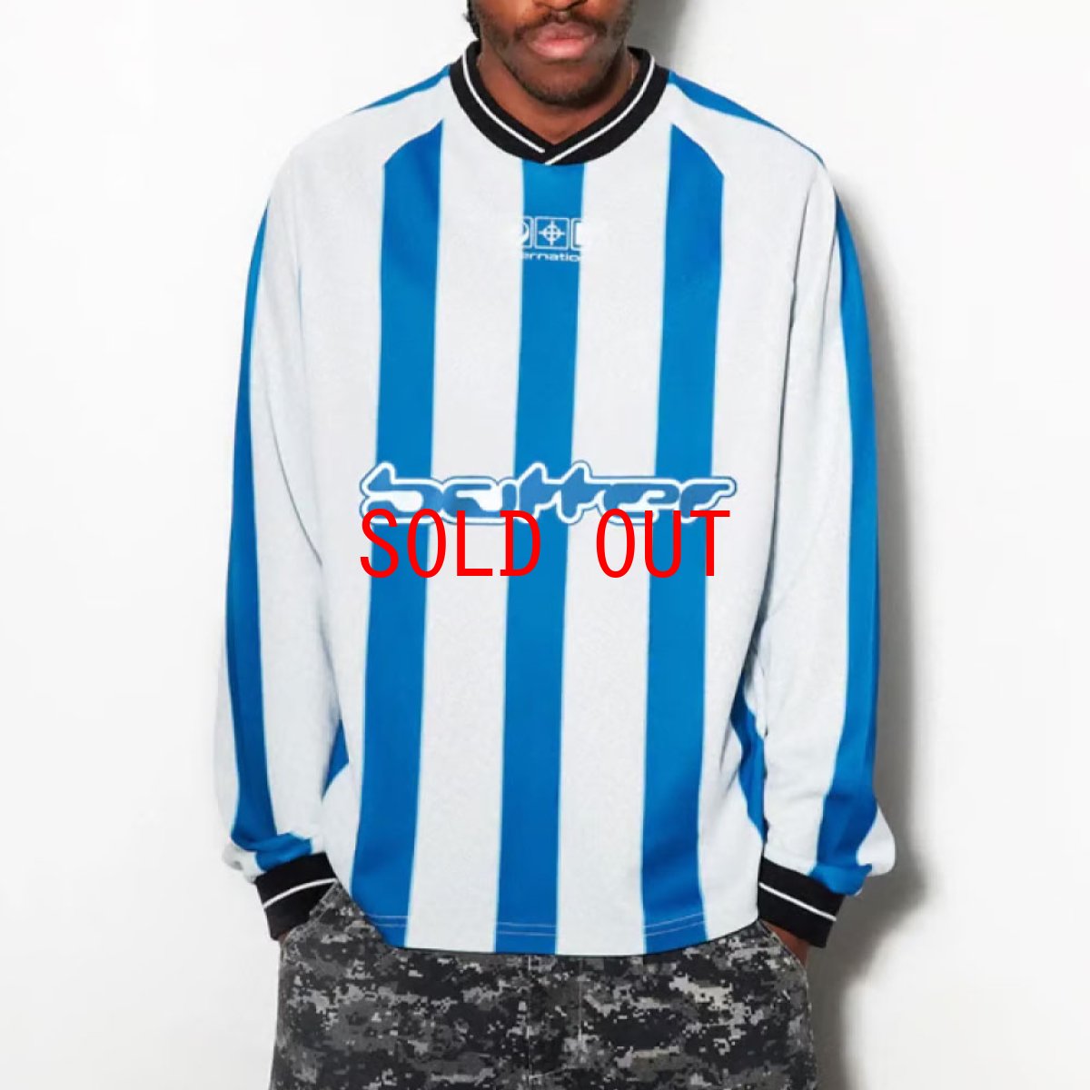 画像1: Corrosive L/S Jersey Game Shirt WHT 長袖 サッカー ジャージ ゲーム シャツ (1)