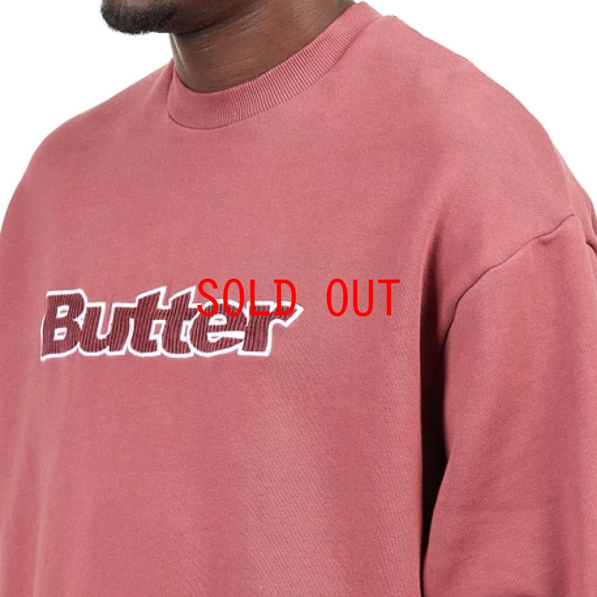 画像6: Cord Logo Crewneck Sweatshirt Rhubard MRN コーデュロイ ロゴ クルーネック スウェット シャツ (6)