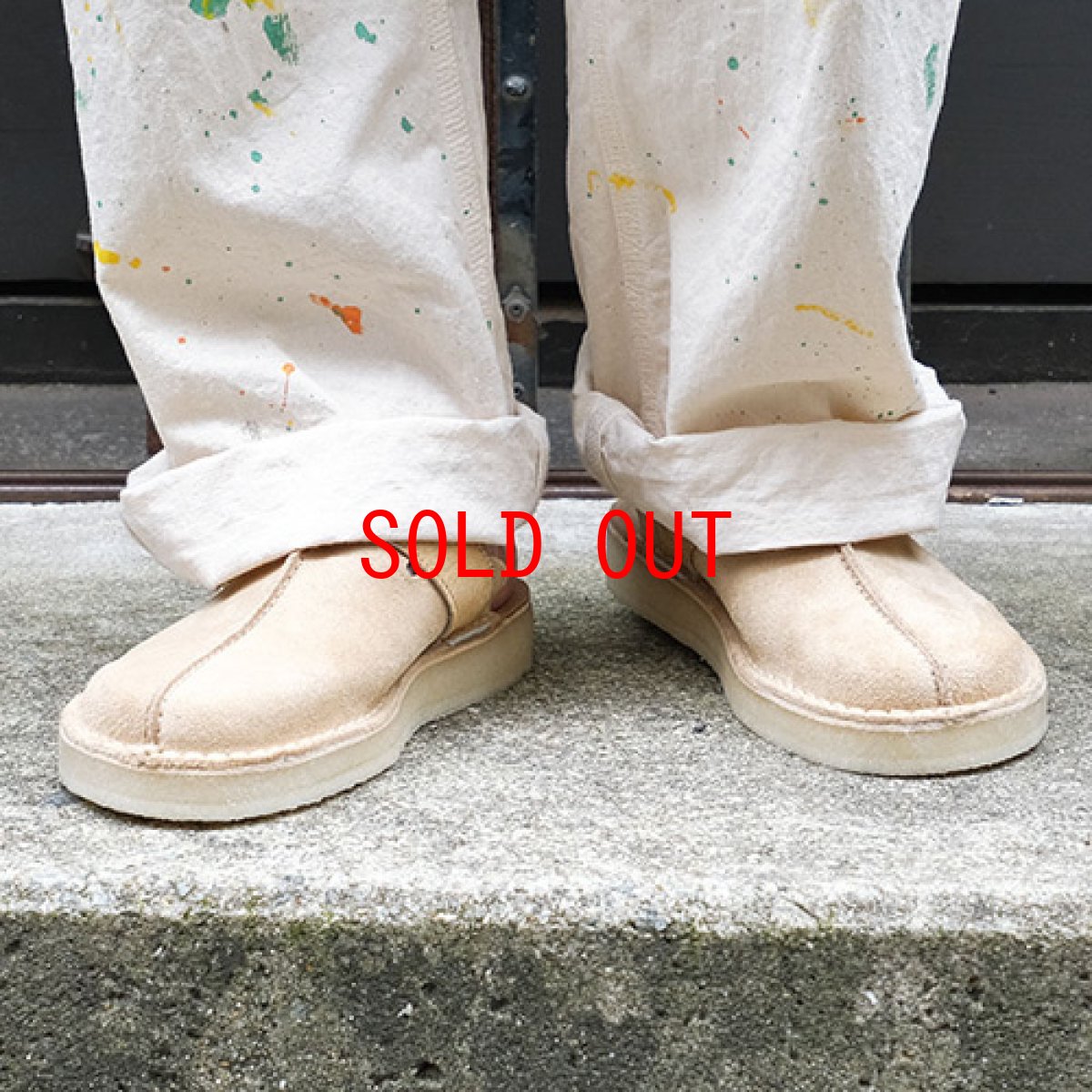 画像4: Trek Mule クラークス オリジナルズ トレック ミュール サンダル スエード トープ クレープソール メンズ (4)