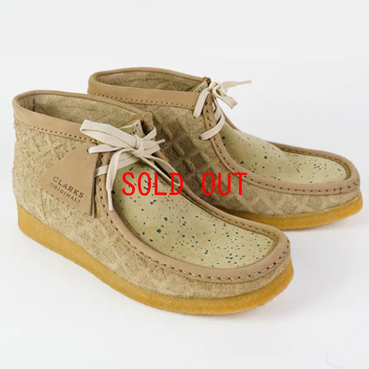 画像2: x SweetChic Wallabee NAS Beige クラークス ワラビー ワッフル クレープソール メンズ (2)