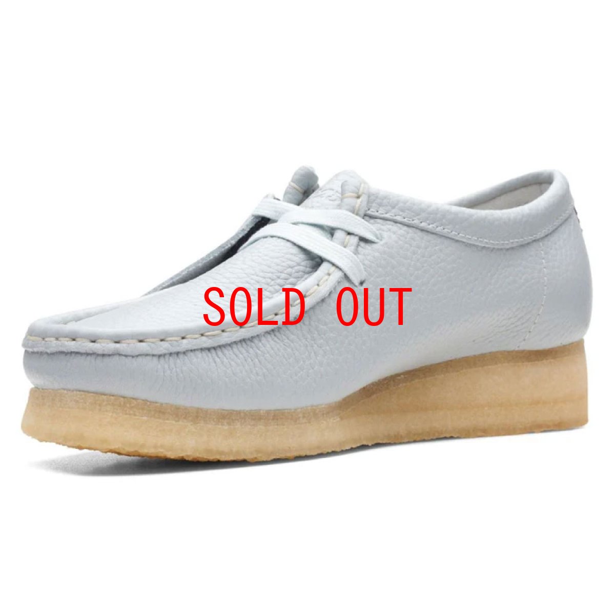 画像3: Wmns Wallabee Lo Light Blue Leather クラークス オリジナルズ ワラビー ロー ライトブルー レザー レディースシューズ ウィメンズ (3)