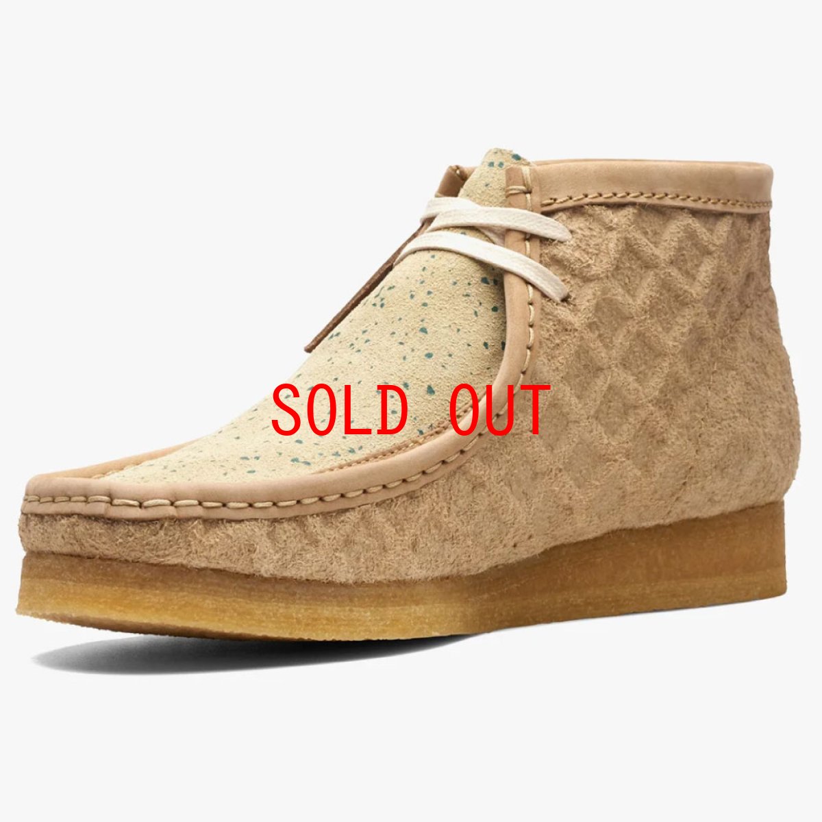 画像4: x SweetChic Wallabee NAS Beige クラークス ワラビー ワッフル クレープソール メンズ (4)