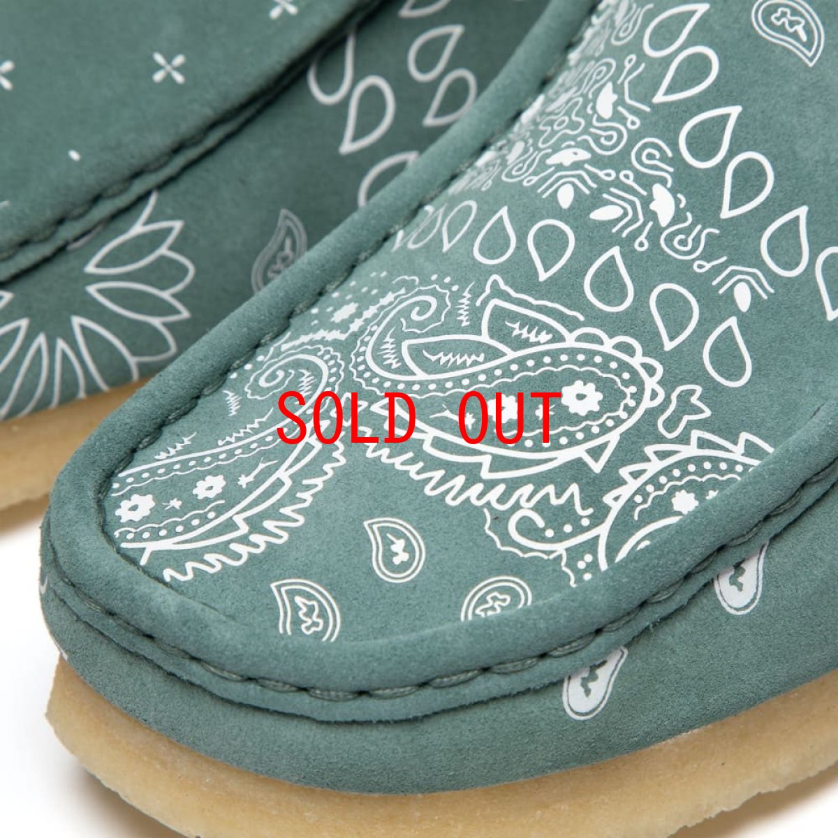 画像8: Wallabee Green Paisley オリジナルズ ワラビー ペイズリー グリーン スエード メンズ (8)