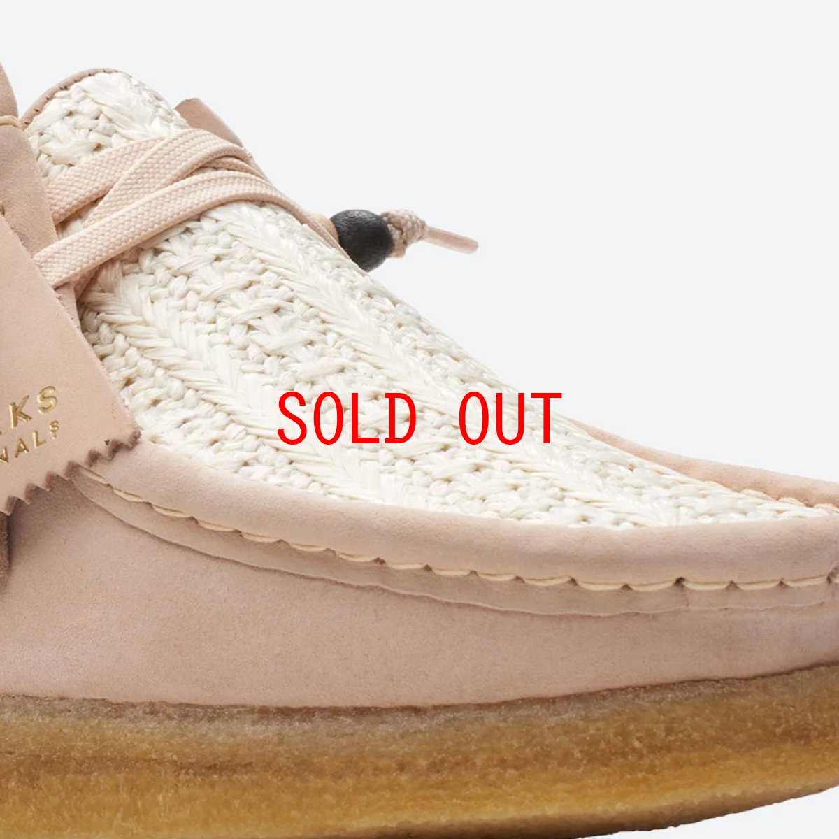 画像8: Wmns Wallabee Lo pink Natural Raffia クラークス オリジナルズ ワラビー ロー ピンク ラフィア レディースシューズ ウィメンズ (8)