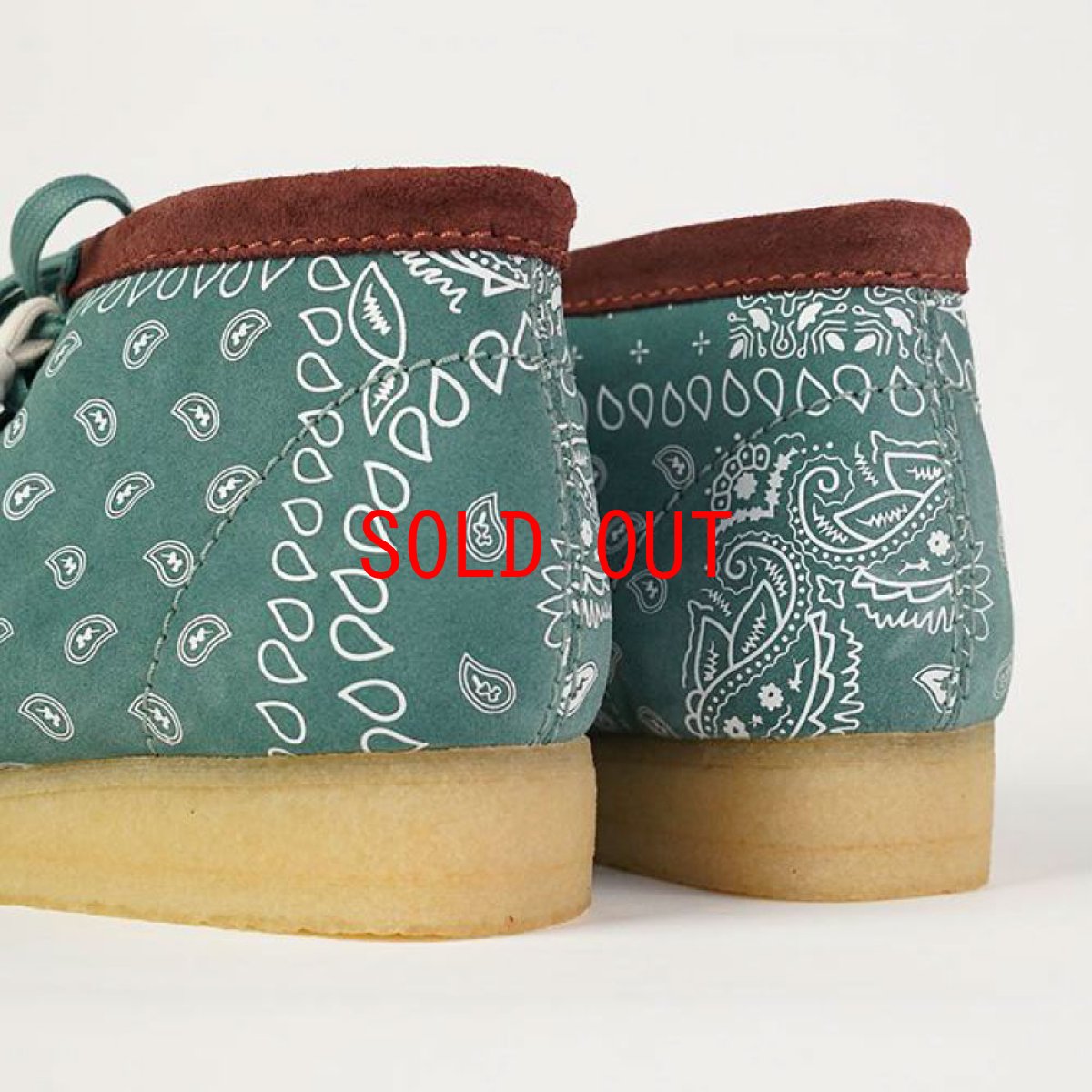 画像10: Wallabee Green Paisley オリジナルズ ワラビー ペイズリー グリーン スエード メンズ (10)