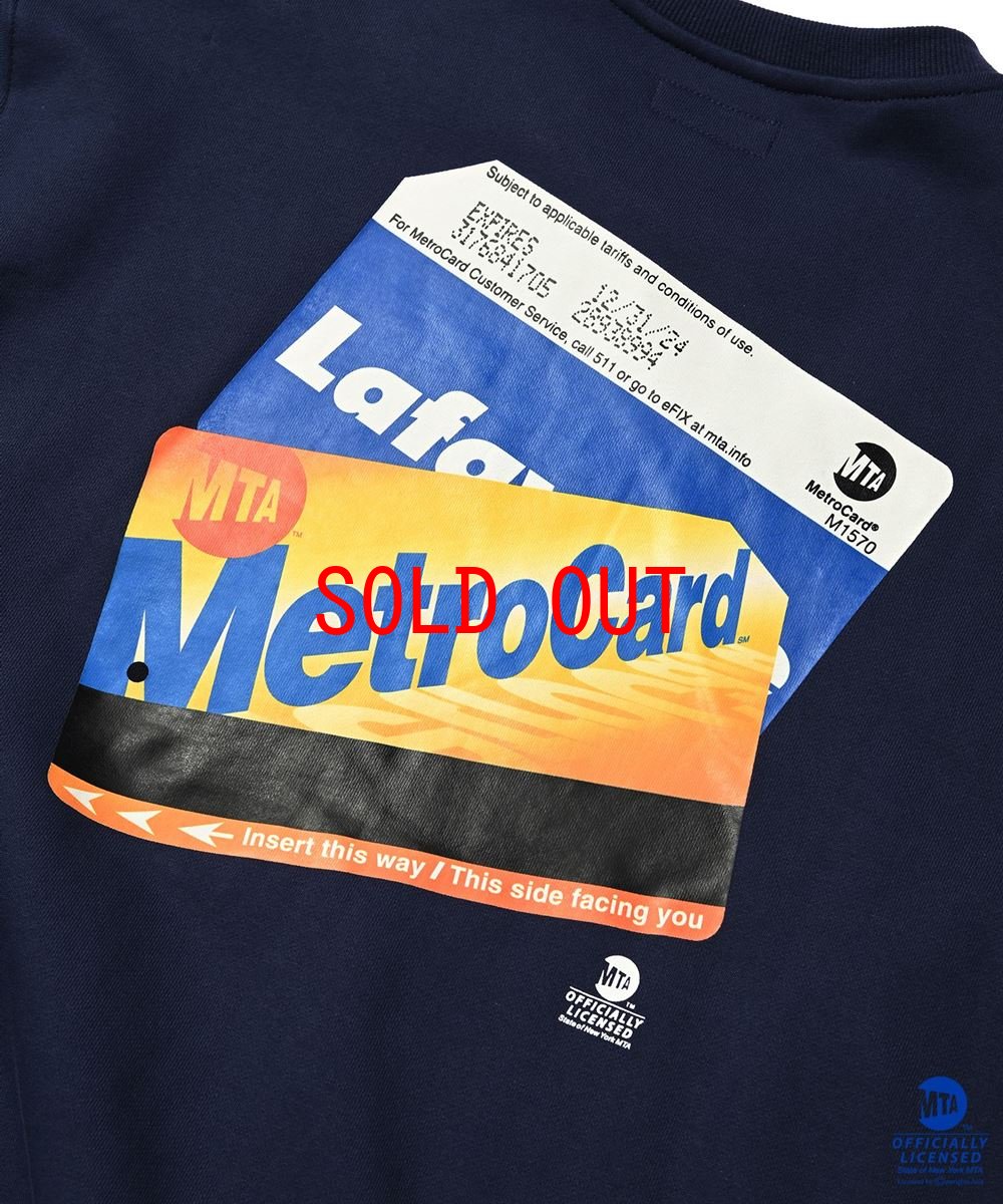 画像4: × MTA Metro Card Crewneck Sweat メトロ カード エムティーエー スウェット (4)