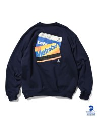 画像2: × MTA Metro Card Crewneck Sweat メトロ カード エムティーエー スウェット (2)