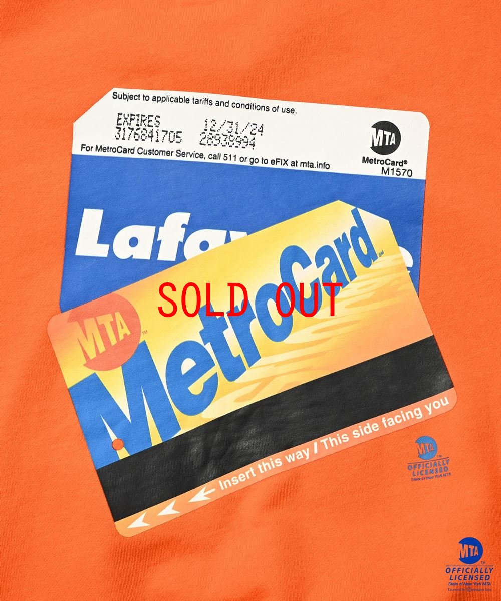 画像5: × MTA Metro Card Crewneck Sweat ORG メトロ カード エムティーエー スウェット (5)