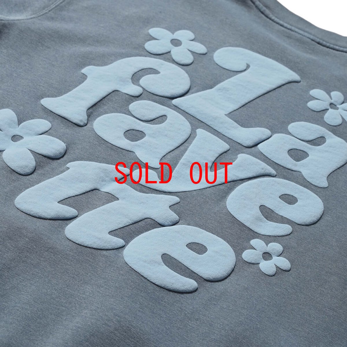 画像5: Pigment Dyed Flower Crewneck Sweat BLU フラワー クルーネック スウェット (5)