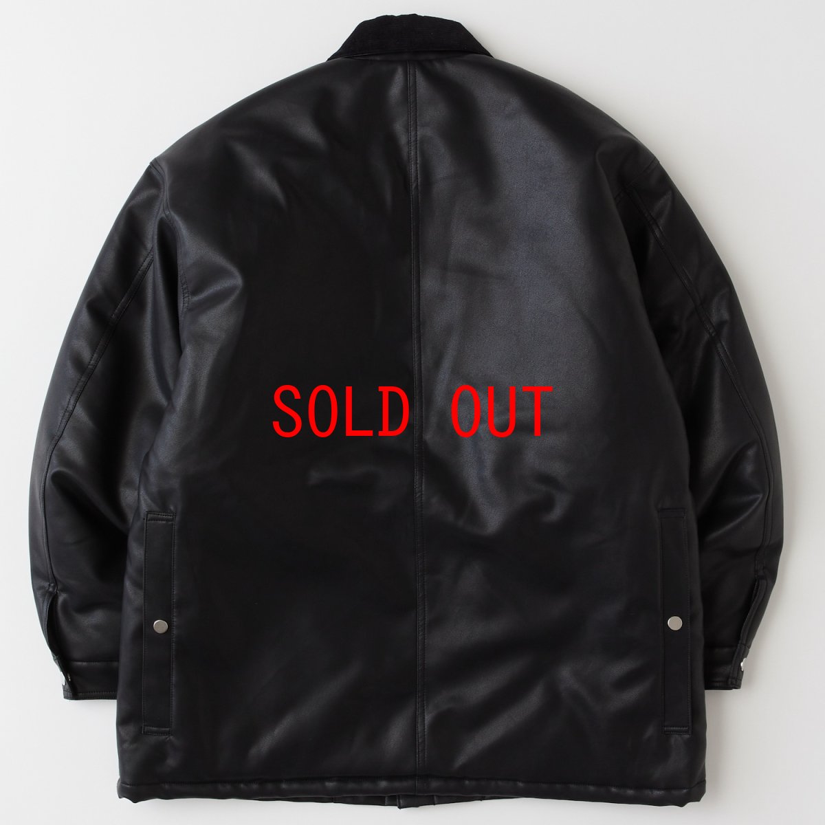 画像3: SHOTALL PU Leather Hunting Jacket PUレザー ハンティング ジャケット (3)