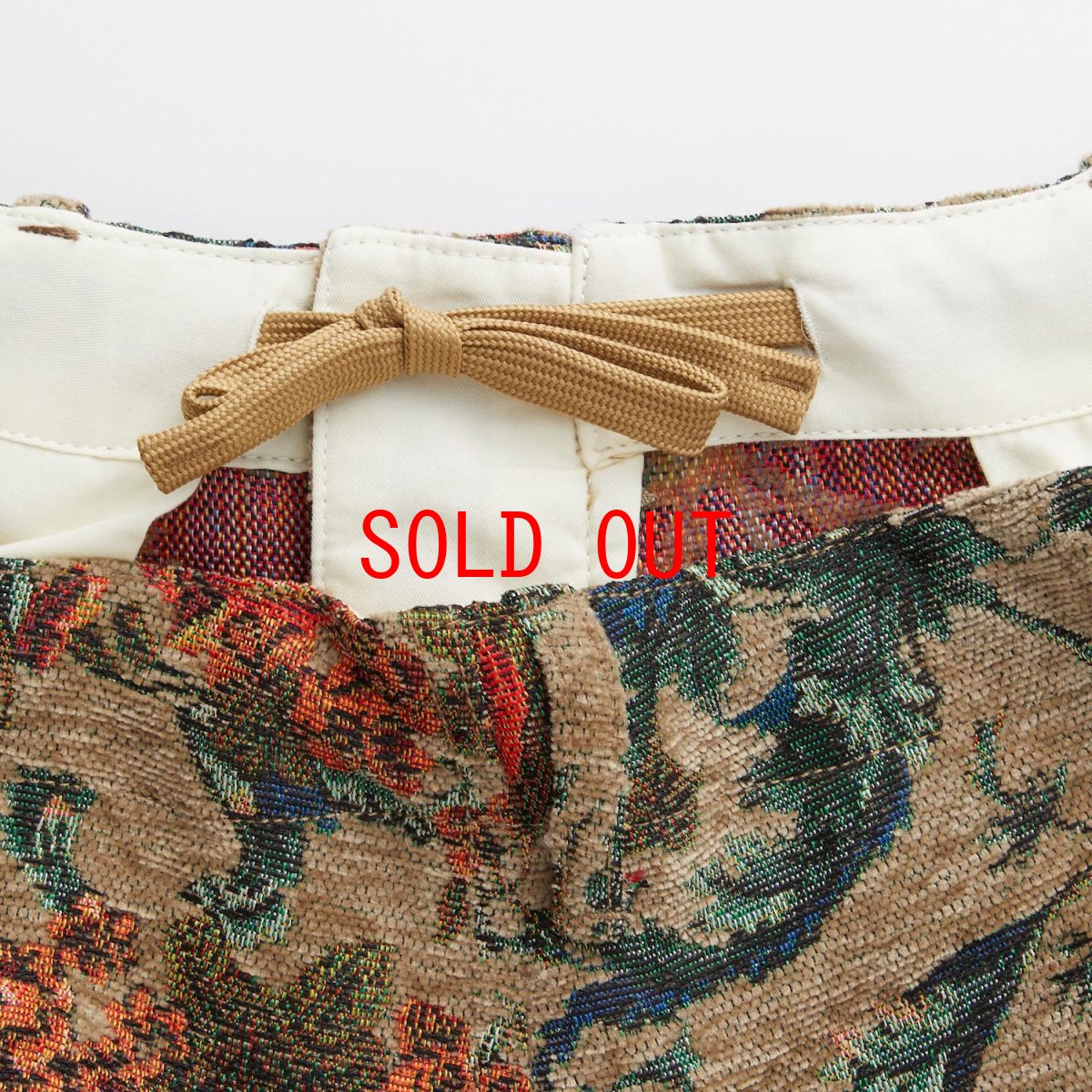 画像5: GOBESSOM Gobelin Wide Pants ゴブラン ジャガード ワイド パンツ (5)