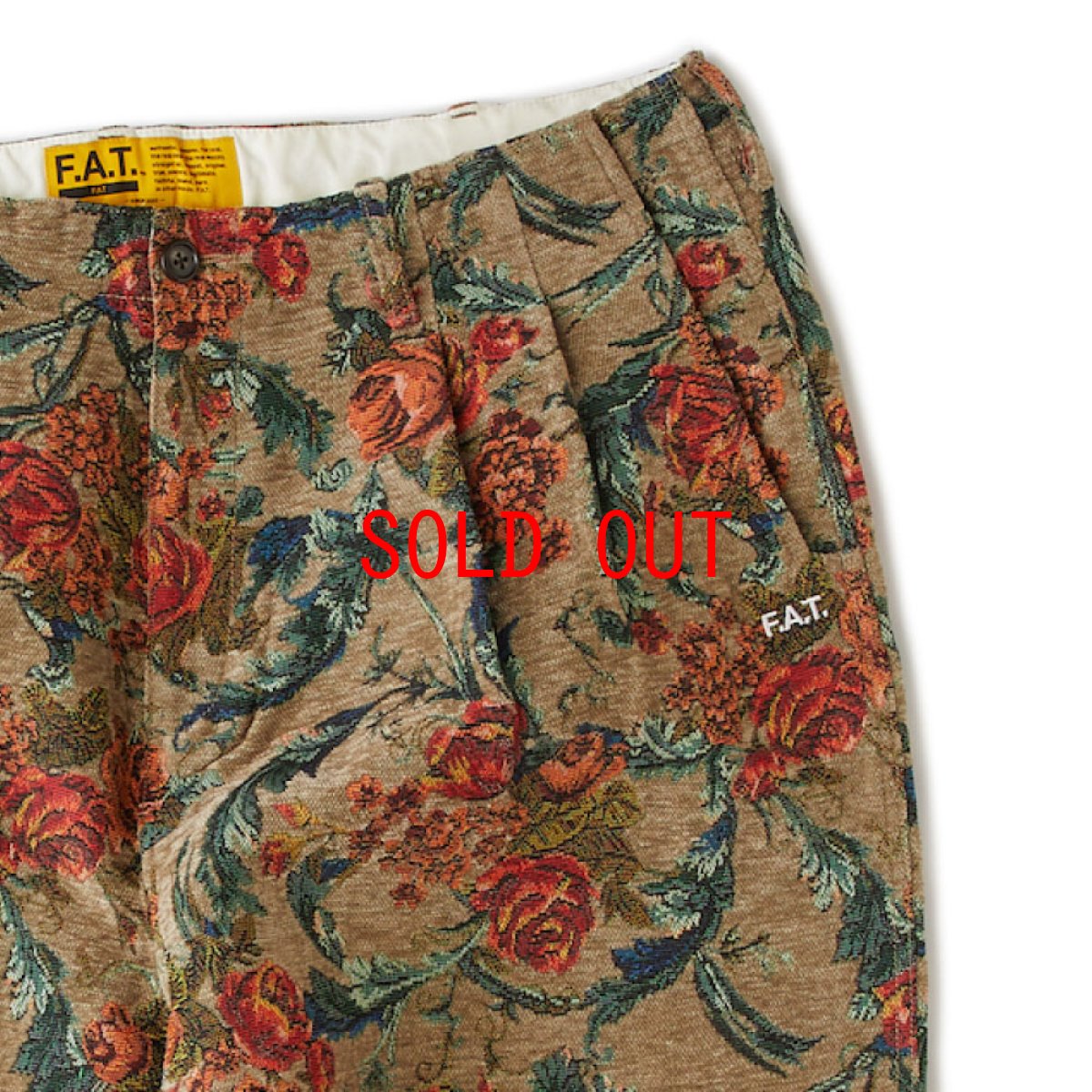 画像9: GOBESSOM Gobelin Wide Pants ゴブラン ジャガード ワイド パンツ (9)