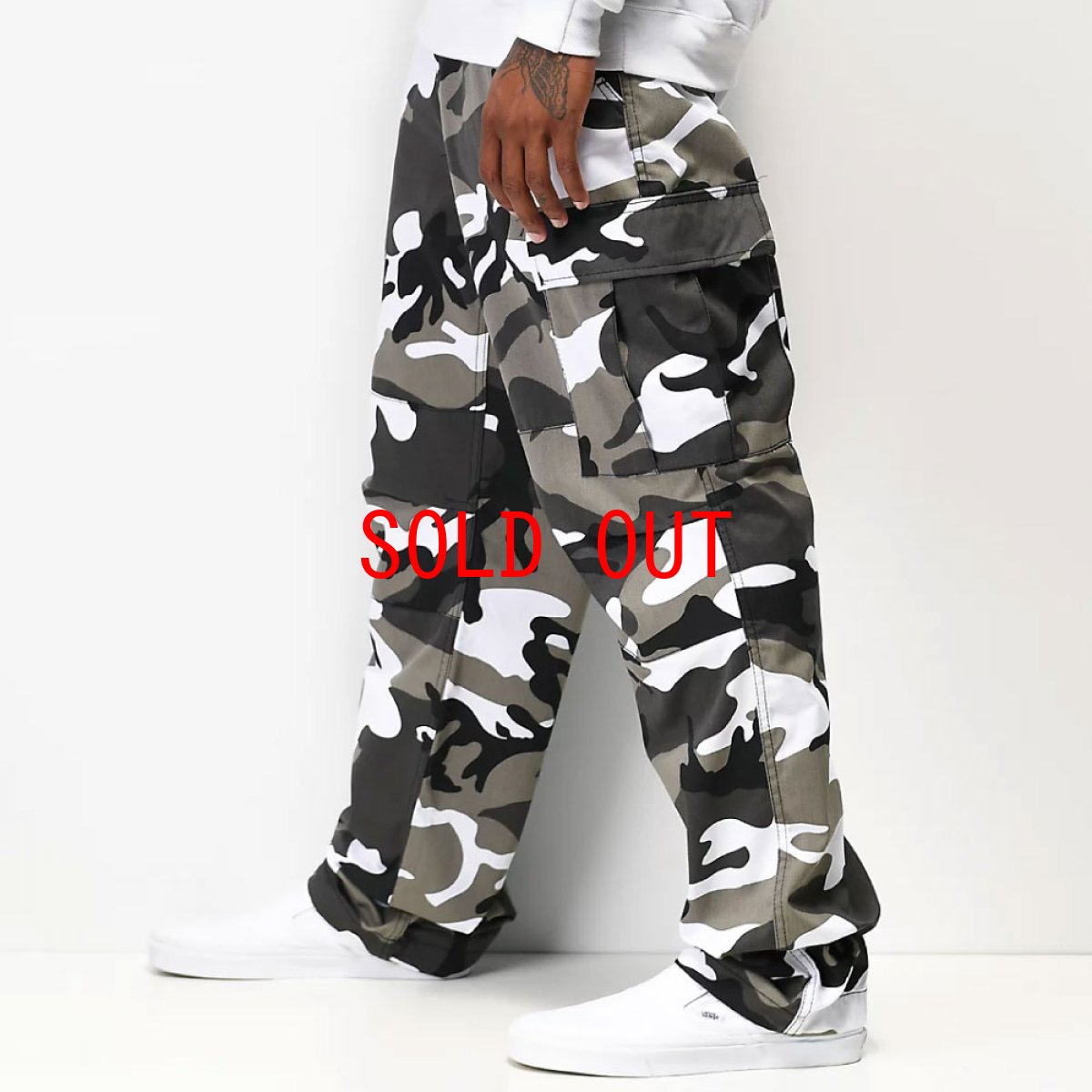 画像9: BDU Snow Camo Cargo Pants カモ カーゴ パンツ (9)