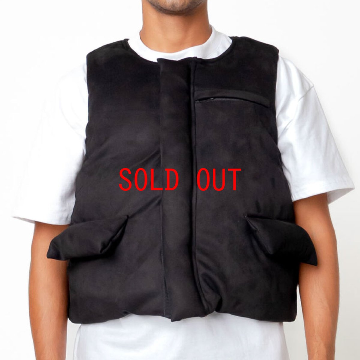 画像3: Suede Bubble Reversible Puffer Vest Down Jacket スエード リバーシブル パファー ベスト ジャケット (3)