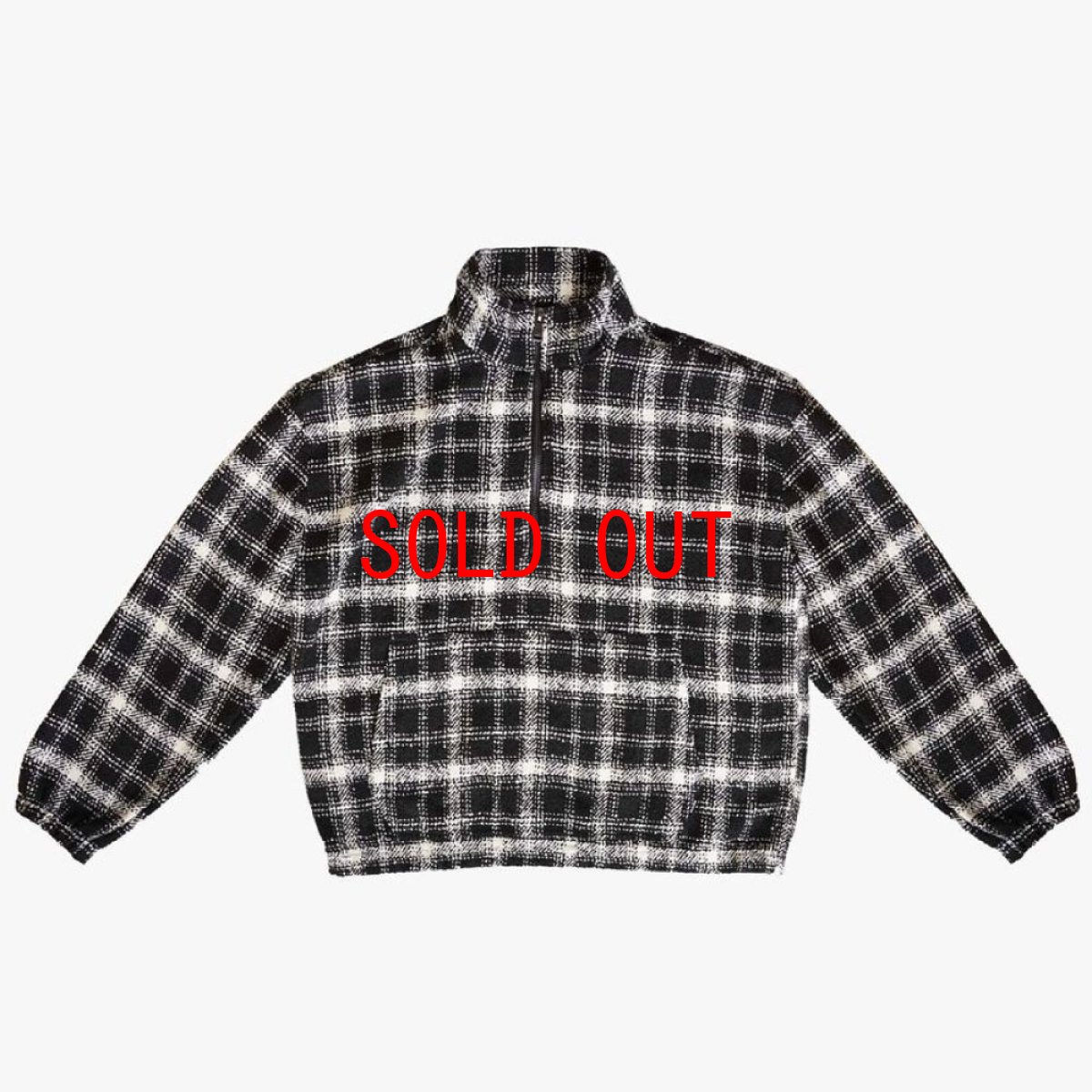 画像3: Half Zip Pullover Flannel Shirt ハーフ ジップ プルオーバー ヘビー フランネル シャツ (3)