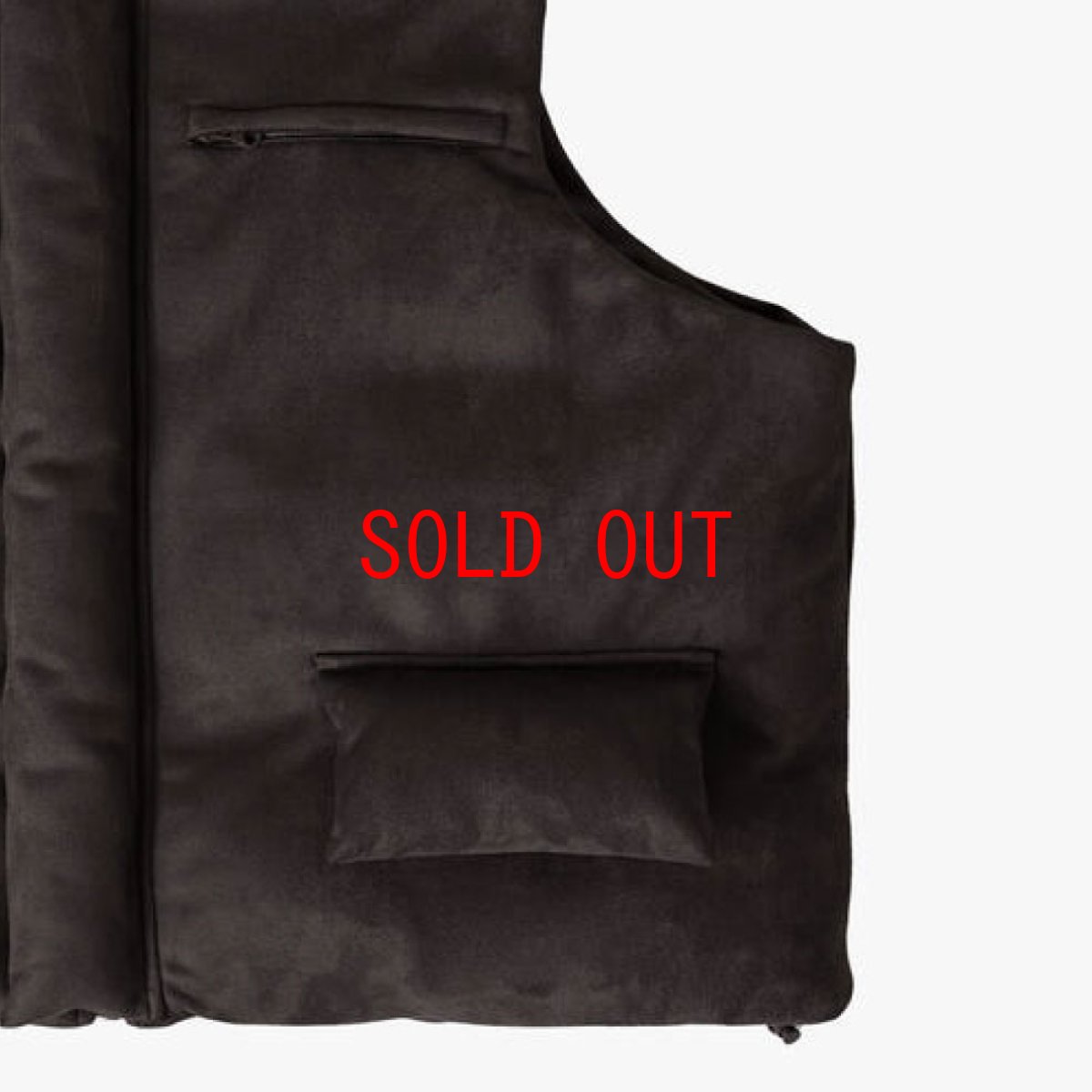 画像7: Suede Bubble Reversible Puffer Vest Down Jacket スエード リバーシブル パファー ベスト ジャケット (7)