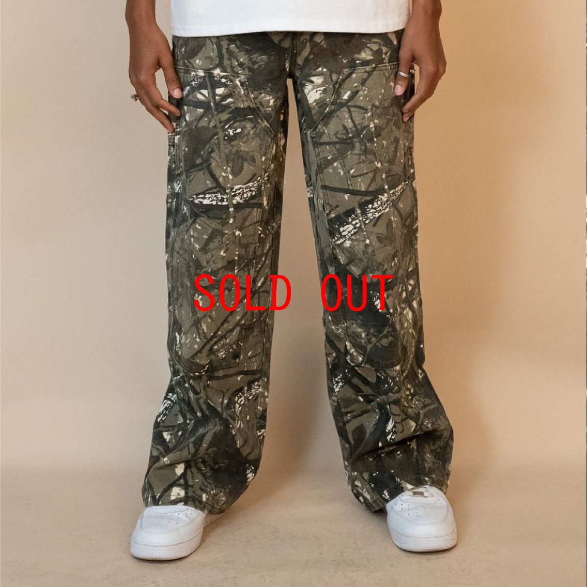 画像3: Hunter Camo Double Knee Carpenter Pants ハンター カモ ダブルニー パンツ (3)