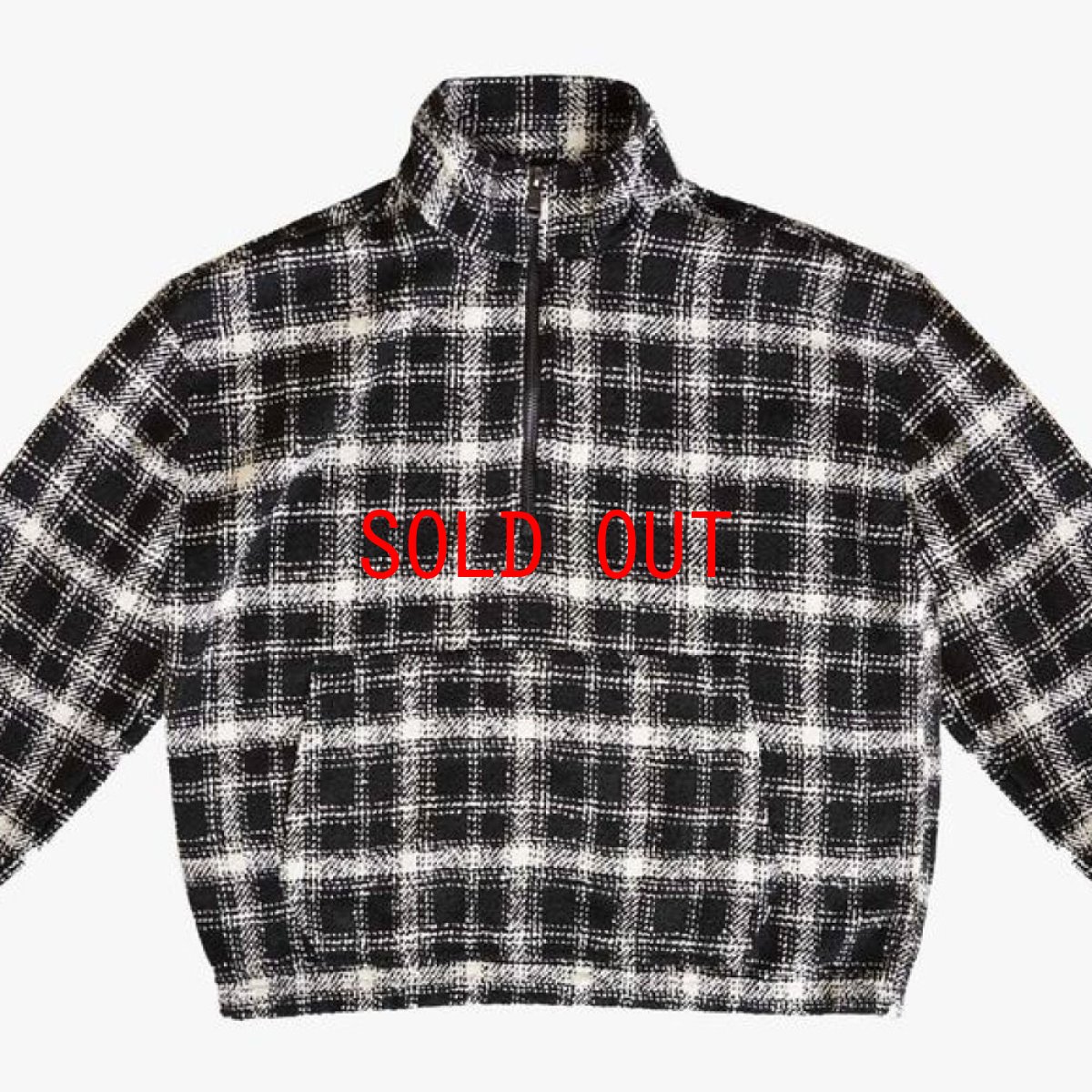 画像6: Half Zip Pullover Flannel Shirt ハーフ ジップ プルオーバー ヘビー フランネル シャツ (6)