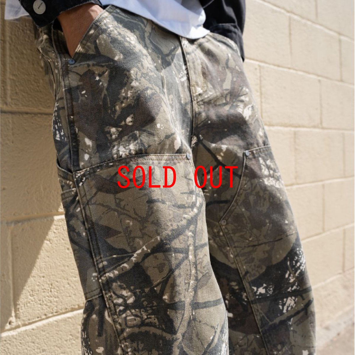 画像9: Hunter Camo Double Knee Carpenter Pants ハンター カモ ダブルニー パンツ (9)