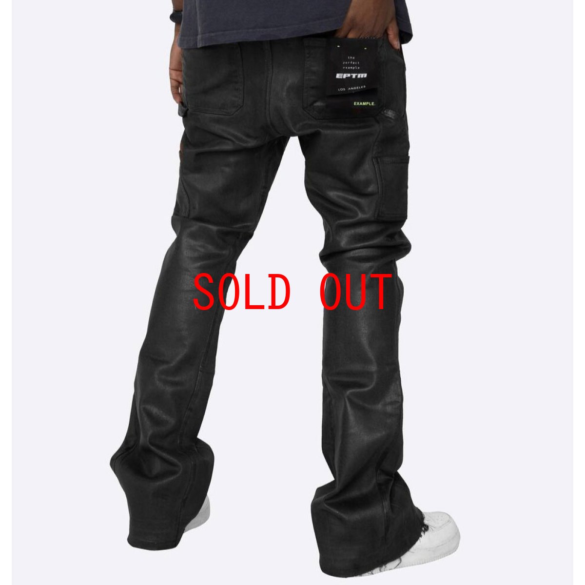 画像4: Mackey Flare Pants コーティング フレア パンツ (4)