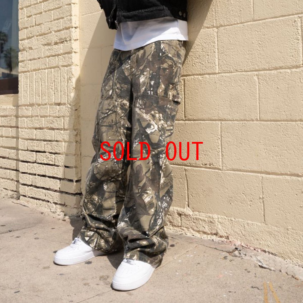 画像8: Hunter Camo Double Knee Carpenter Pants ハンター カモ ダブルニー パンツ (8)