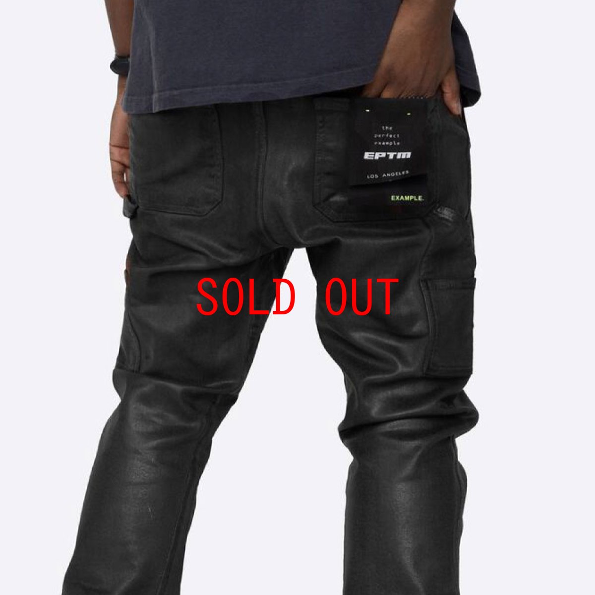 画像6: Mackey Flare Pants コーティング フレア パンツ (6)