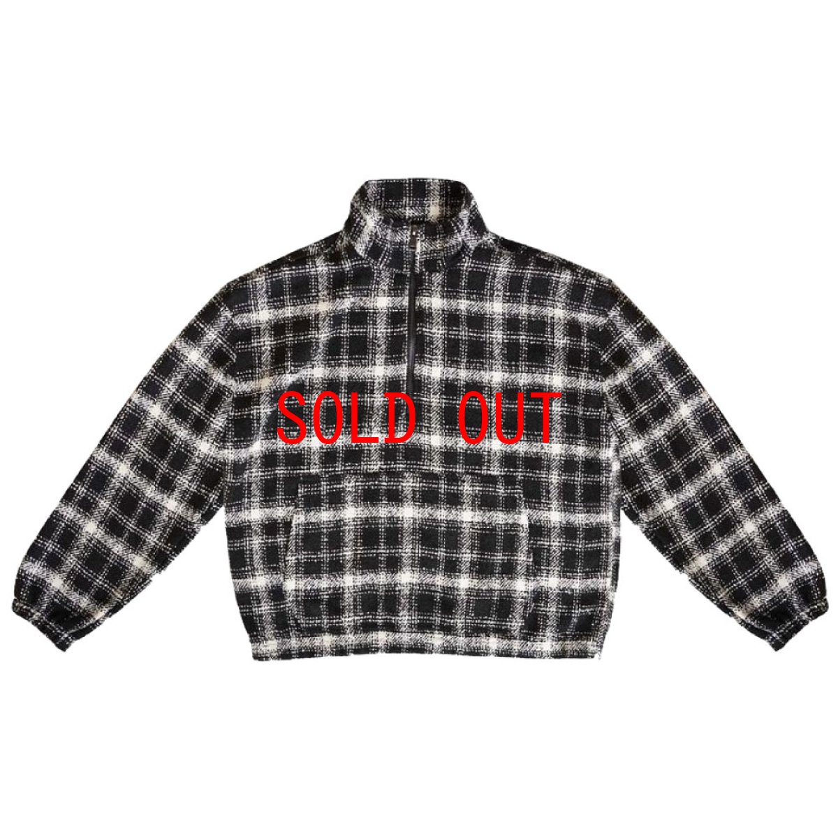 画像8: Half Zip Pullover Flannel Shirt ハーフ ジップ プルオーバー ヘビー フランネル シャツ (8)