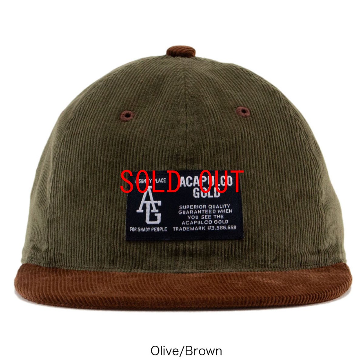 画像4: Two Tone Cord 6 Panel Cap 6 パネル コーデュロイ ツートーン ダッド キャップ 帽子 (4)